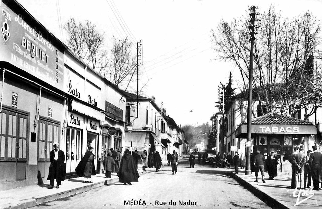Medea - Rue du Nador - Commerces Berliet-Bata-Tabacs.jpg